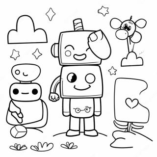 Page De Coloriage Des Alphablocks Aventuriers 91812-31586