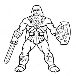 He Man Pages À Colorier