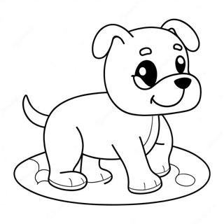 Page De Coloriage Chien Squishy Joueur 92019 31754