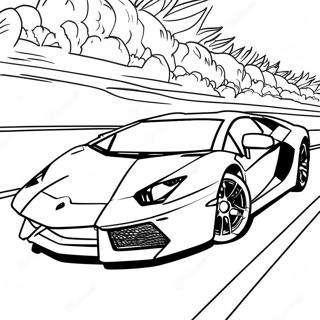 Lamborghini Pages À Colorier