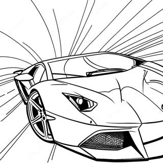 Page A Colorier De Lamborghini Aventador En Course 9203-1231