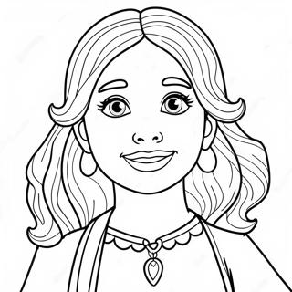 Page De Coloriage Des Personnages Amusants De Moriah Elizabeth 92095-31816