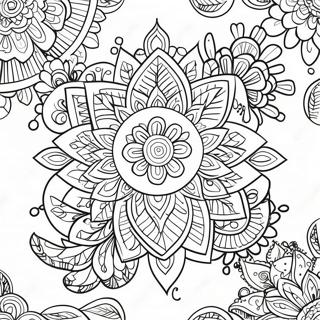 Page De Coloriage De Rangoli 92168-31862