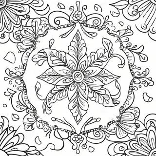 Page De Coloriage De Rangoli 92168-31863