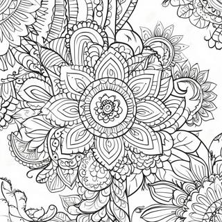 Page De Coloriage De Motifs De Rangoli Complexes 92169-31866