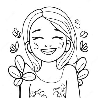 Page De Coloriage De Soins Personnels Joyeuse 92224 31919
