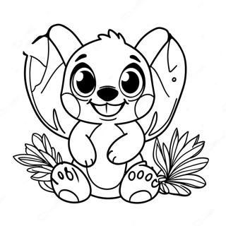 Ohana Stitch Pages À Colorier