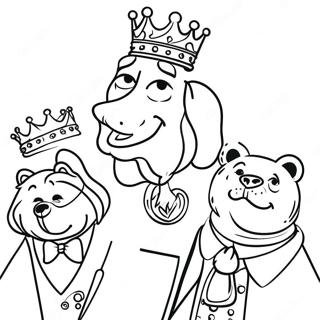 Page De Coloriage King Von Avec Des Amis 92405-32057