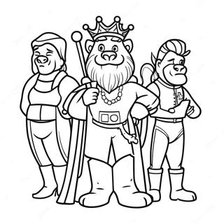 Page De Coloriage King Von Avec Des Amis 92405-32060