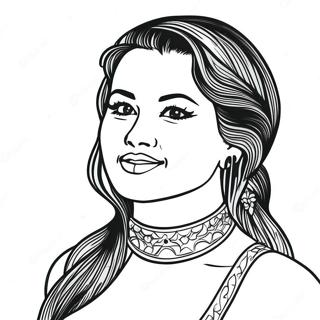 Page De Coloriage De Selena 92556-32164