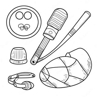 Page De Coloriage Dequipement Sportif Olympique 92790-32356