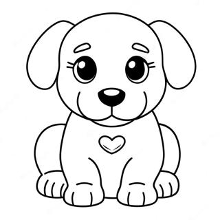 Page De Coloriage De Chiot Realiste 92863-32403