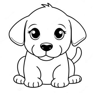 Page De Coloriage De Chiot Realiste 92863-32404