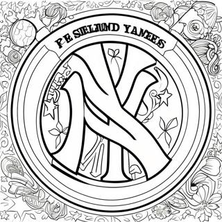 Page De Coloriage Du Logo Des Yankees 92992-32502