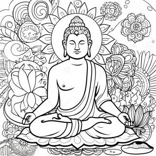 Page De Coloriage De Meditation 93094-32584