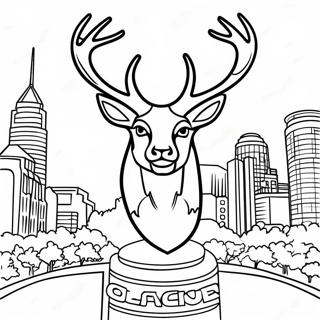 Page De Coloriage Des Milwaukee Bucks 93119-32602
