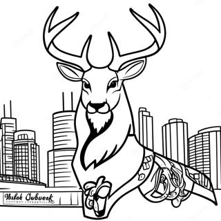Page De Coloriage Des Milwaukee Bucks 93119-32603