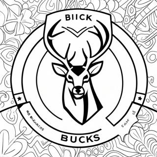 Page De Coloriage Du Logo Des Milwaukee Bucks 93120-32606