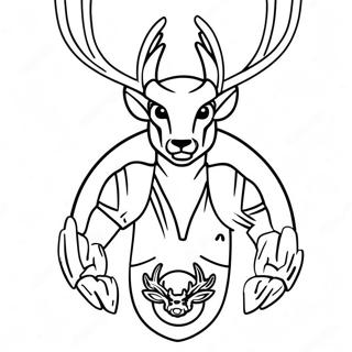 Page De Coloriage De La Mascotte Des Milwaukee Bucks 93122 32615