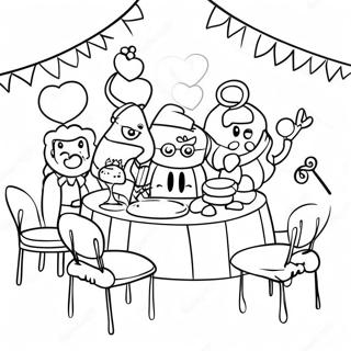 Page De Coloriage De La Fete Festive De Lannee Bissextile 93175 32657