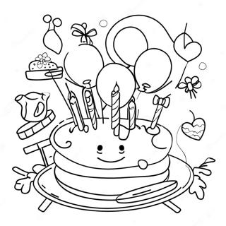 Page De Coloriage De La Fete Festive De Lannee Bissextile 93175 32658