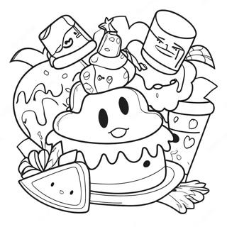 Page De Coloriage De La Fete Festive De Lannee Bissextile 93175 32659