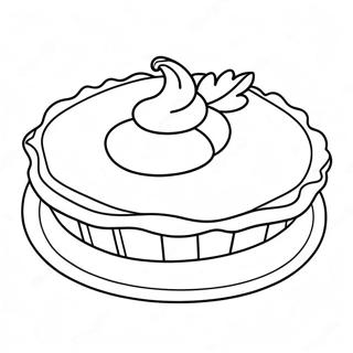 Page De Coloriage De Tarte A La Citrouille Festive 93253 32717