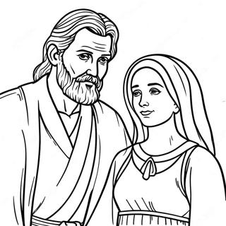 Page A Colorier Dabraham Et Sarah 93406-32830