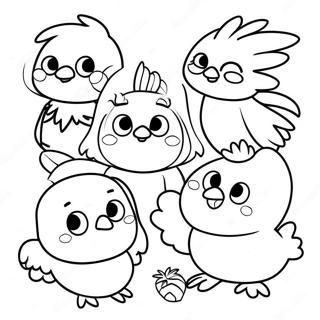 Page De Coloriage Des Personnages De La Saga Wingfeather Aventureux 93508-32908