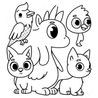 Page De Coloriage De Portrait De Famille De La Saga Wingfeather 93511-32918