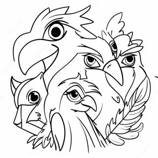 Page De Coloriage De Portrait De Famille De La Saga Wingfeather 93511-32920