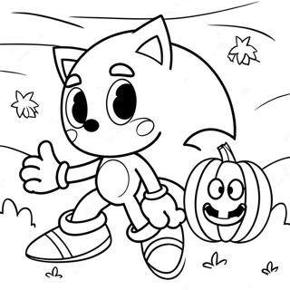 Page De Coloriage Sonic Halloween 93533-32924