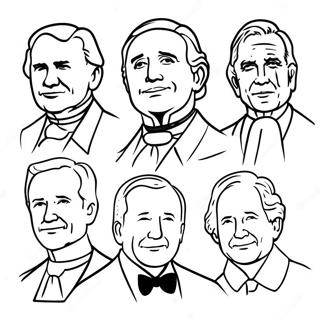 Page De Coloriage Des Presidents 93662-33022