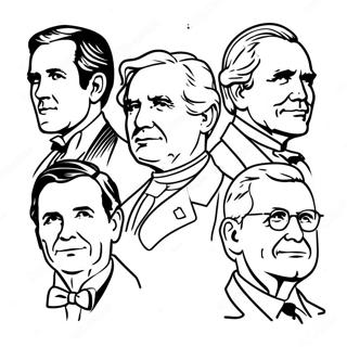 Page De Coloriage Des Presidents 93662-33023