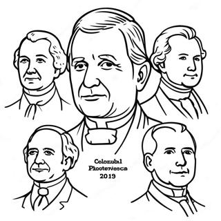 Page De Coloriage Des Presidents Historiques 93663-33026