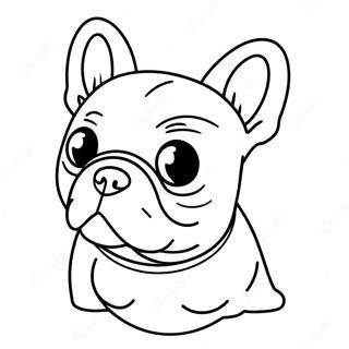 Frenchie Pages À Colorier