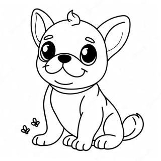 Page De Coloriage De Chiot Frenchie Mignon 93739-33085