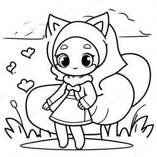 Page De Coloriage Fille Loup Gacha Life 93789-33123