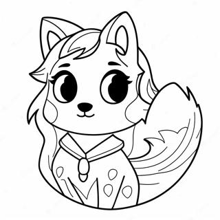 Page De Coloriage Fille Loup Gacha Life 93789-33124