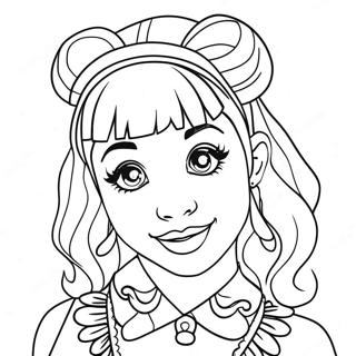 Page De Coloriage Melanie Martinez 93815-33142