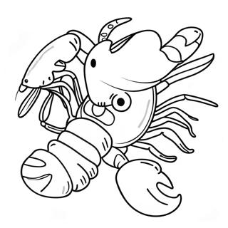 Page De Coloriage De Homard 93919-33222