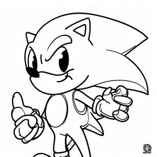 Sonic Argent Pages À Colorier