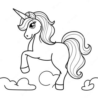 Page De Coloriage De Licorne Magique 93971-33262