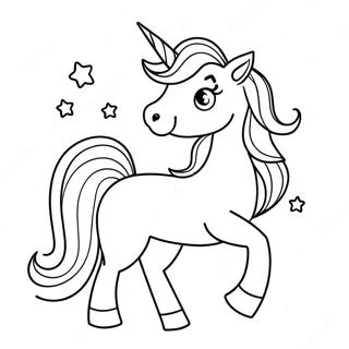 Page De Coloriage De Licorne Magique 93971-33264