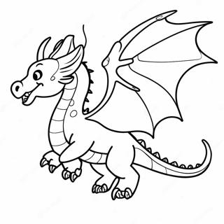 Page De Coloriage De Dragon Mystique Volant 93973-33270