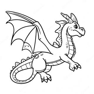 Page De Coloriage De Dragon Mystique Volant 93973-33271