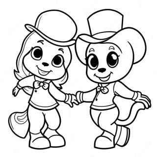 Page De Coloriage De Moxxie Et Millie En Action 94049 33332