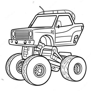 Page De Coloriage De Spiderman Monster Truck 94073-33342