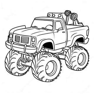 Page De Coloriage De Spiderman Monster Truck 94073-33343