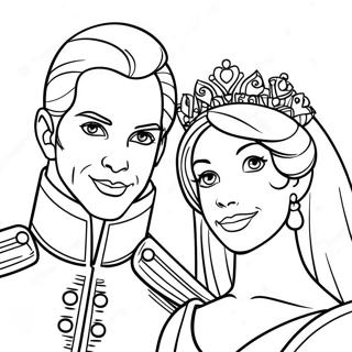 Prince Et Princesse Pages À Colorier